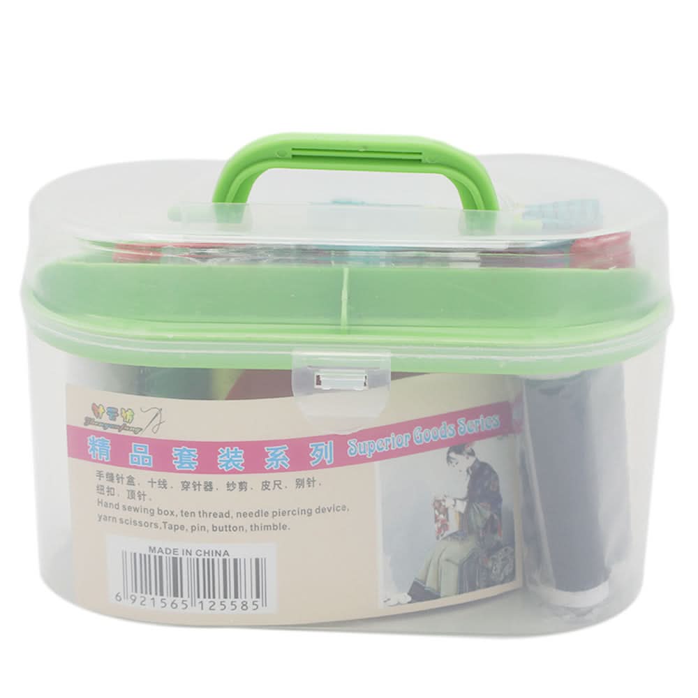 Sewing Box Round - Green, Home & Lifestyle, Storage Boxes, Chase Value, Chase Value
