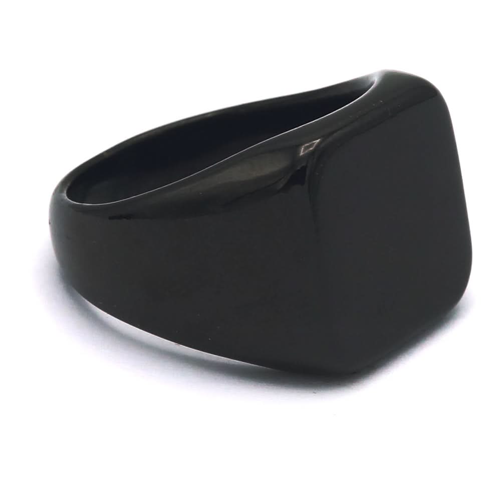 Mens Ring - A - Black, Men, Finger Rings, Chase Value, Chase Value