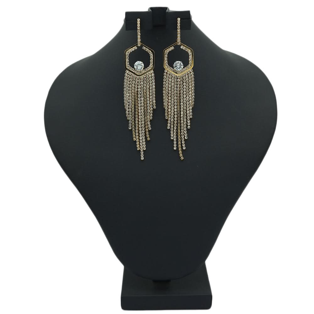 Womens Earing - B - Golden, Women, Earrings & Tops, Chase Value, Chase Value
