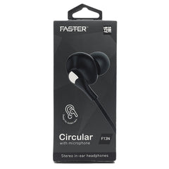 Faster F13N Stereo & Bass Sound In-Ear Handsfree, Home & Lifestyle, Hand Free / Head Phones, Faster, Chase Value