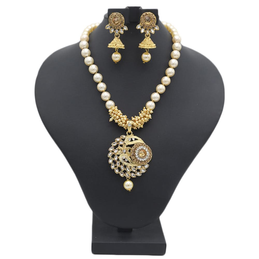 Women's Locket Set - Golden Yellow-A, Women, Chains & Lockets, Chase Value, Chase Value