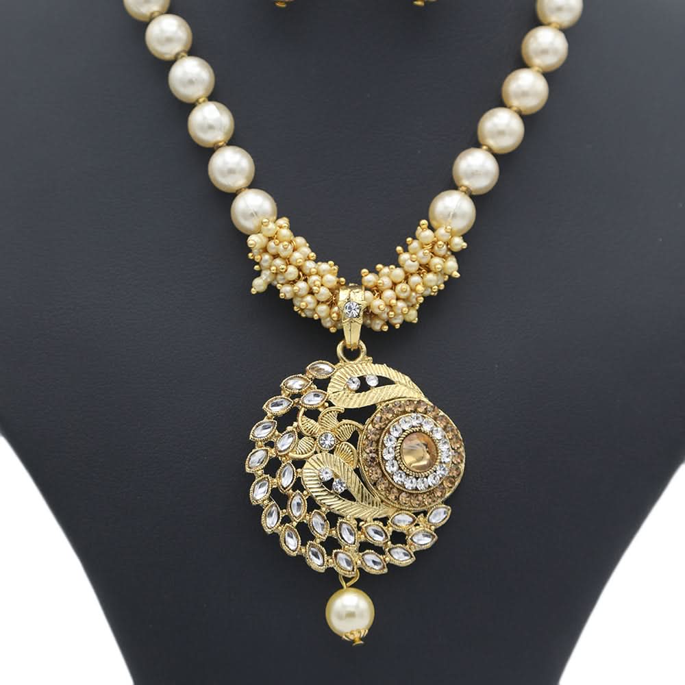 Women's Locket Set - Golden Yellow-A, Women, Chains & Lockets, Chase Value, Chase Value