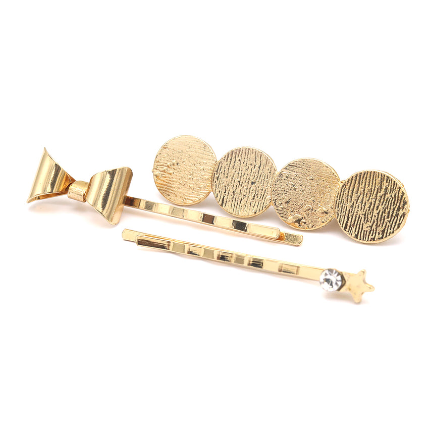 Womens Hair Pin AY65 - A - Golden, Women, Hair And Head Jewellery, Chase Value, Chase Value