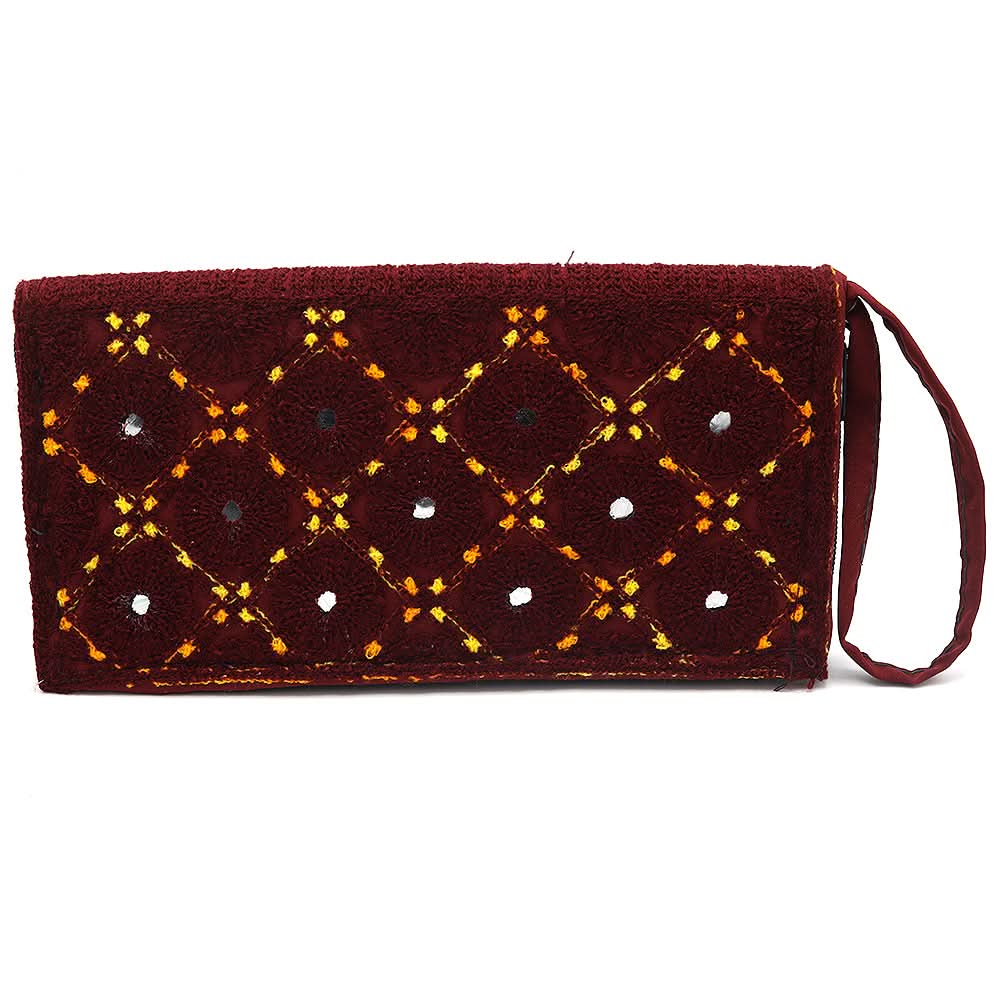 Women's Wallet D-109 - Maroon, Women, Wallets, Chase Value, Chase Value