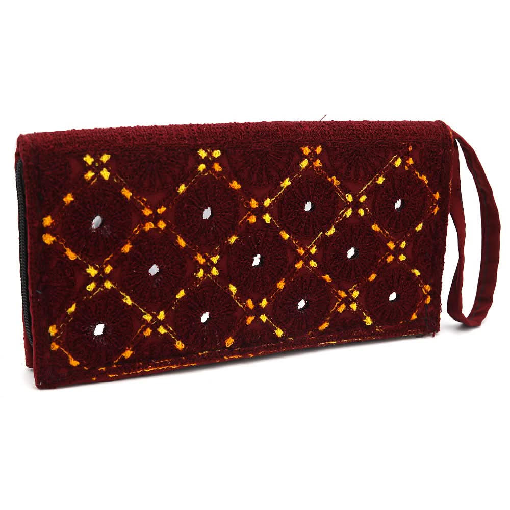 Women's Wallet D-109 - Maroon, Women, Wallets, Chase Value, Chase Value