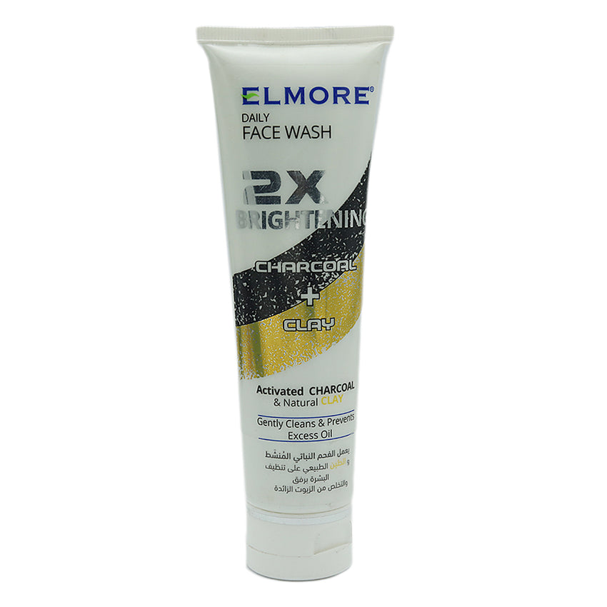 Elmore Face Wash 2X Charcoal&Clay 100Ml, Beauty & Personal Care, Face Washes, Elmore, Chase Value