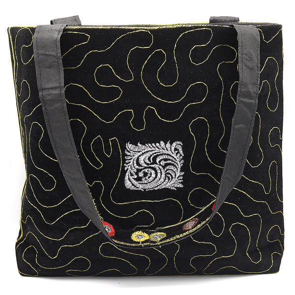 Women's Handbag D-113 - Golden, Women, Bags, Chase Value, Chase Value