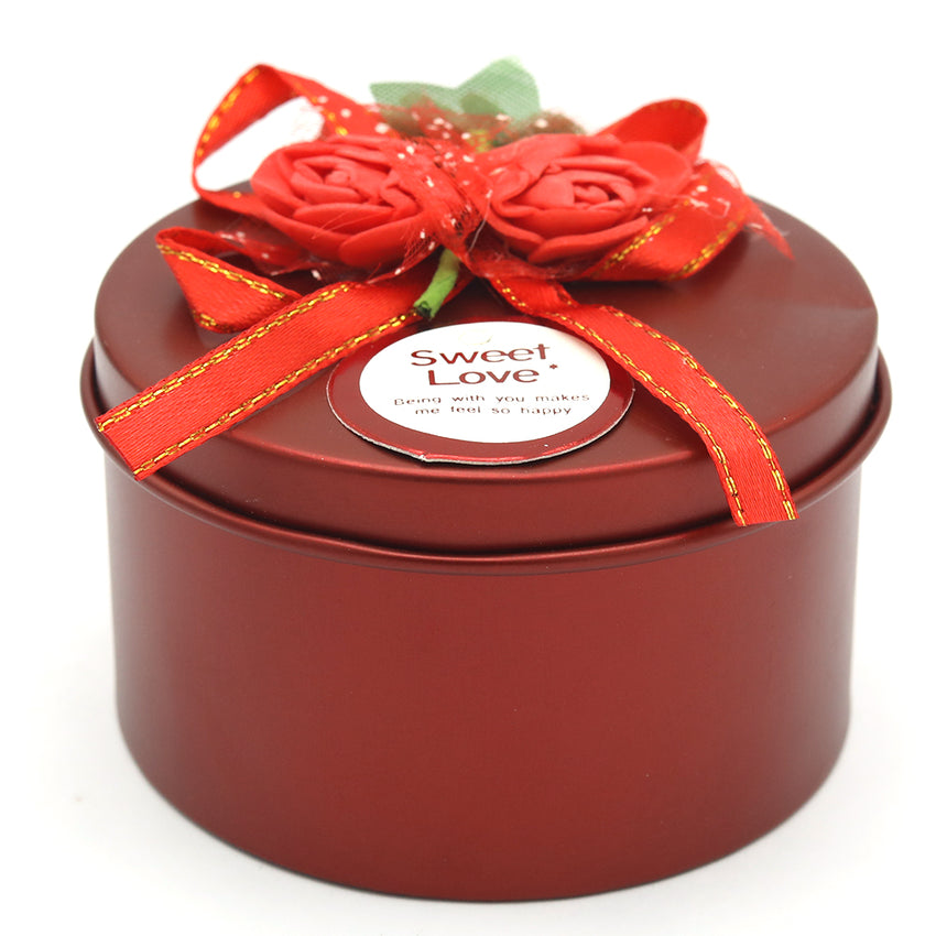 Round Gift Box - A - Red, Women, Jewellery Boxes, Chase Value, Chase Value