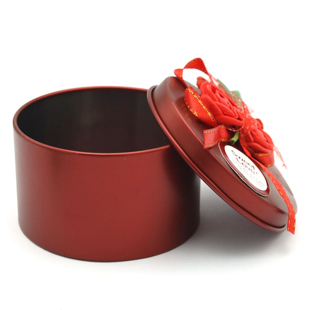 Round Gift Box - A - Red, Women, Jewellery Boxes, Chase Value, Chase Value