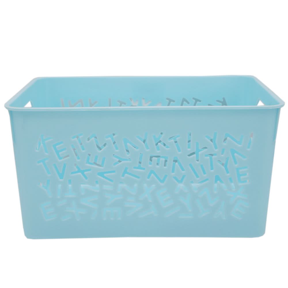 Smiley Basket - Medium - Cyan, Home & Lifestyle, Storage Boxes, Chase Value, Chase Value