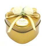 Heart Jewellery Box - A - Golden, Women, Jewellery Boxes, Chase Value, Chase Value