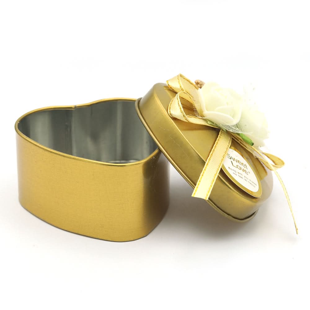 Heart Jewellery Box - A - Golden, Women, Jewellery Boxes, Chase Value, Chase Value