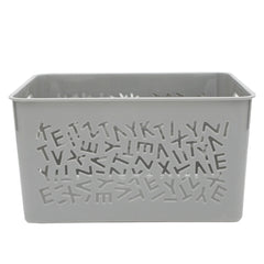 Smiley Basket - Medium - Grey, Home & Lifestyle, Storage Boxes, Chase Value, Chase Value