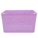 Smiley Basket - Large - Light Purple, Home & Lifestyle, Storage Boxes, Chase Value, Chase Value