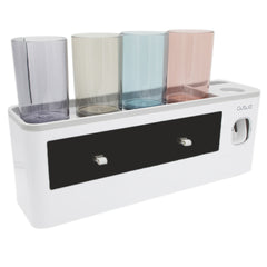 Bathroom Shelf Toothpaste Holder - White, Home & Lifestyle, Storage Boxes, Chase Value, Chase Value