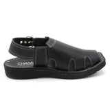 Boys Kohati Sandal B-1136 - Black, Kids, Boys Sandals, Chase Value, Chase Value