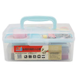 Sewing Box Square - Blue, Home & Lifestyle, Storage Boxes, Chase Value, Chase Value
