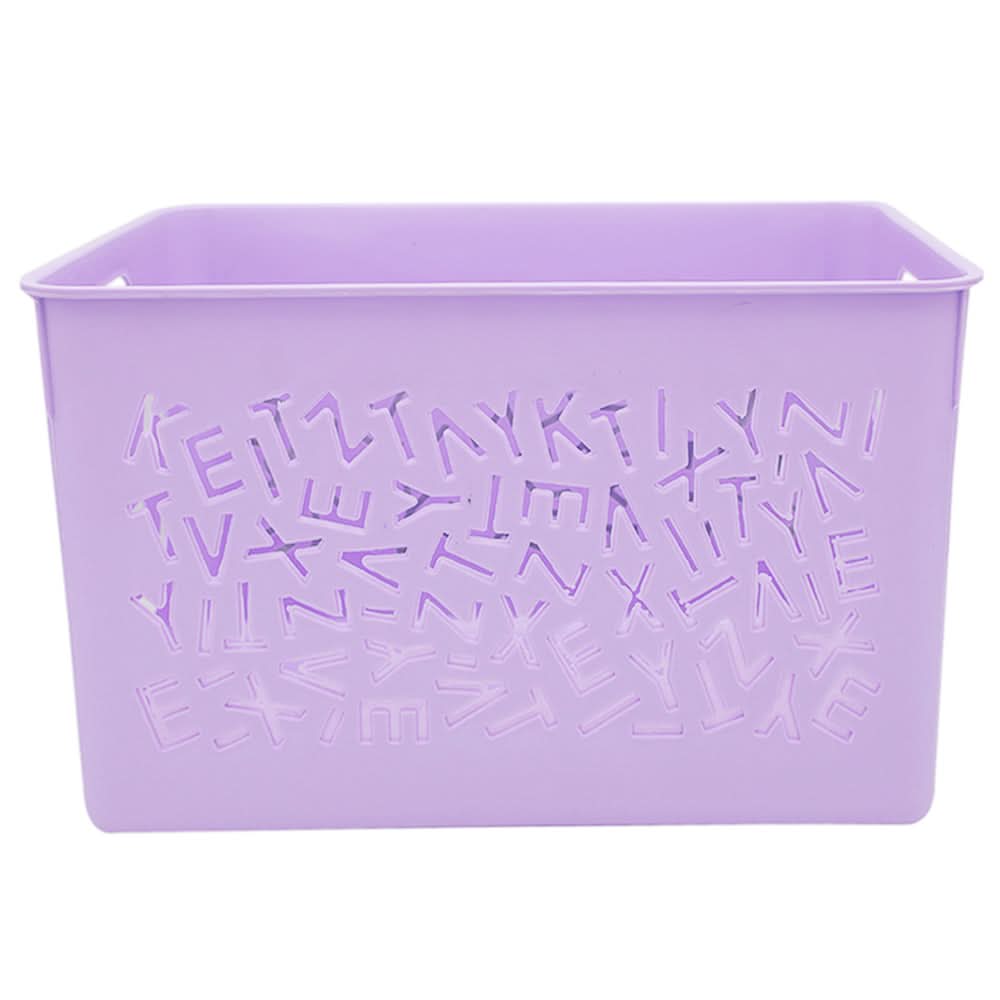 Smiley Basket - Large - Dark Purple, Home & Lifestyle, Storage Boxes, Chase Value, Chase Value