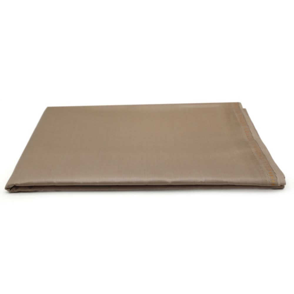 Men's Cotton Satin Unstitched Suit - Beige, Men, Unstitched Fabric, Chase Value, Chase Value