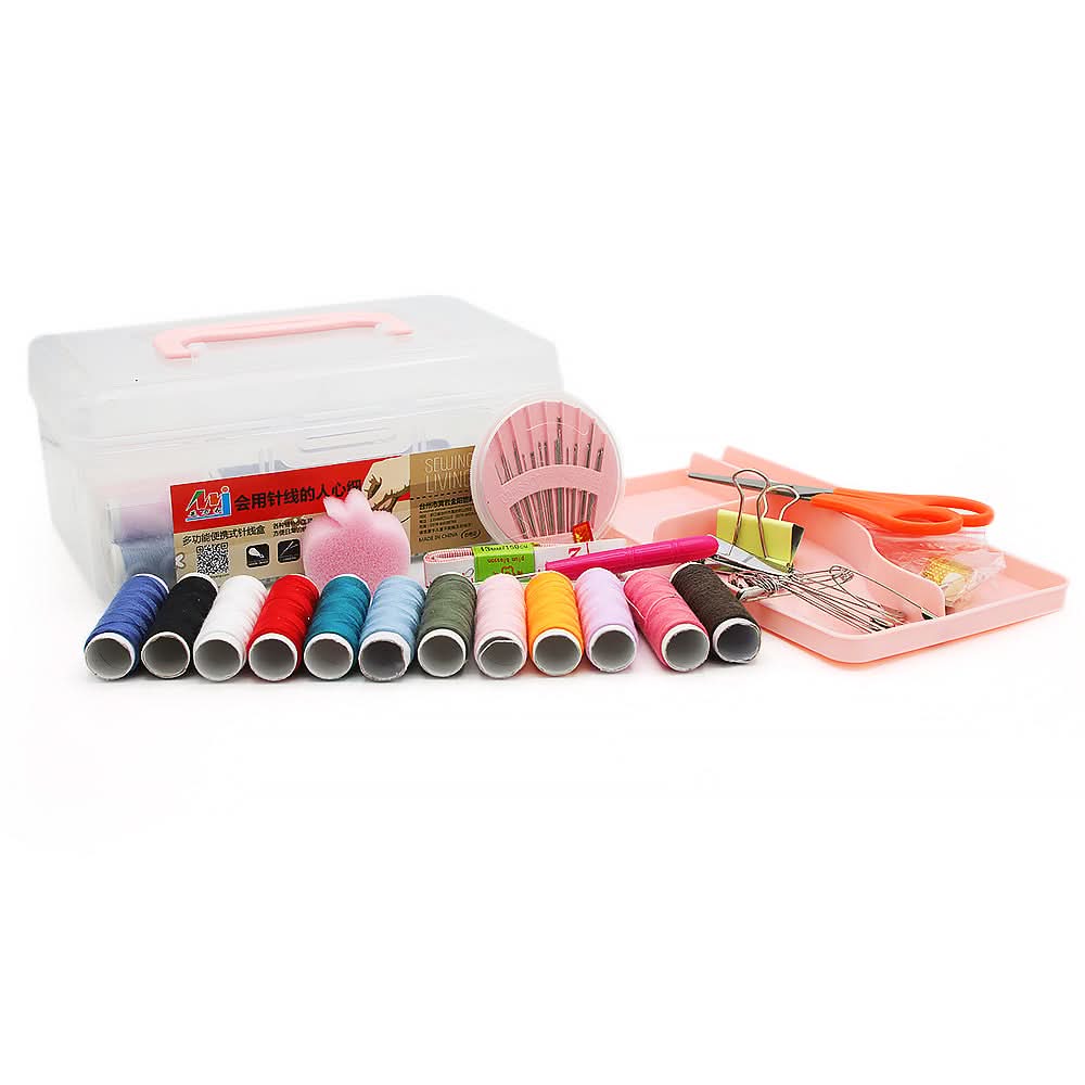 Sewing Box Square - Pink, Home & Lifestyle, Storage Boxes, Chase Value, Chase Value
