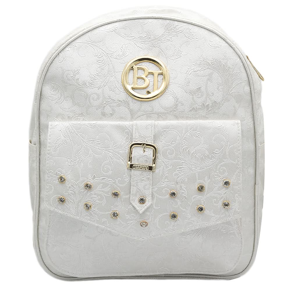 Women's Backpack 6559 - White, Women, Bags, Chase Value, Chase Value