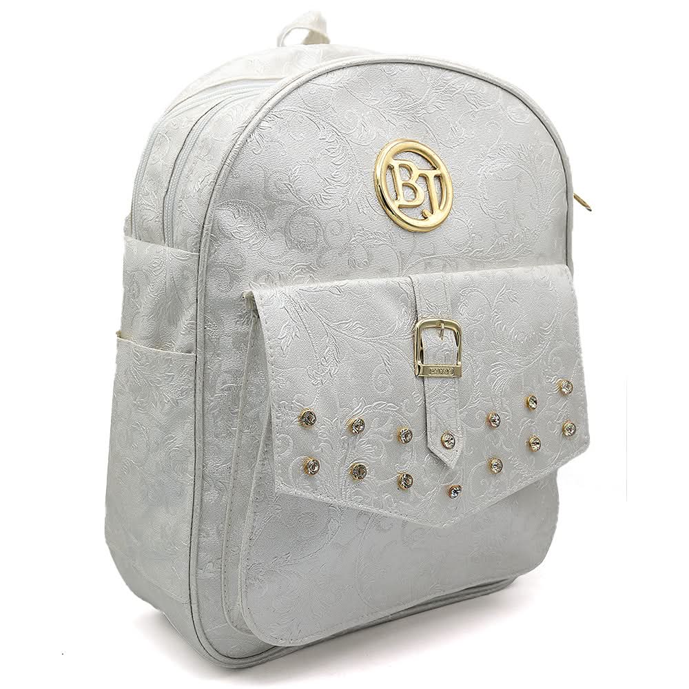 Women's Backpack 6559 - White, Women, Bags, Chase Value, Chase Value