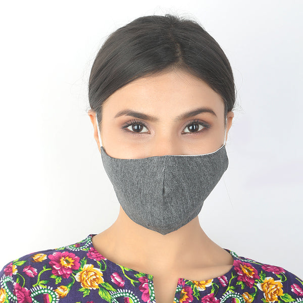 Fashion Face Mask - Dark Grey, Beauty & Personal Care, Health & Hygiene, Women, Face Mask, Chase Value, Chase Value