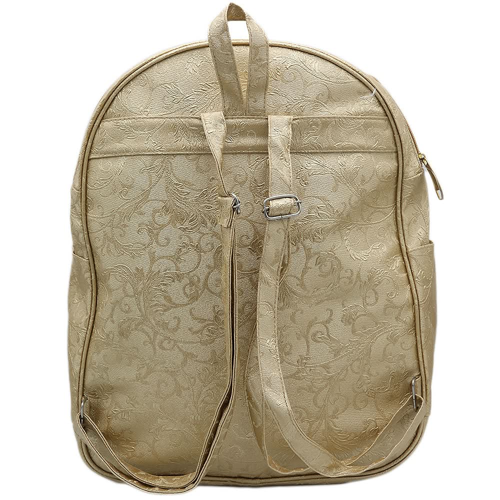 Women's Backpack 6559 - Golden, Women, Bags, Chase Value, Chase Value