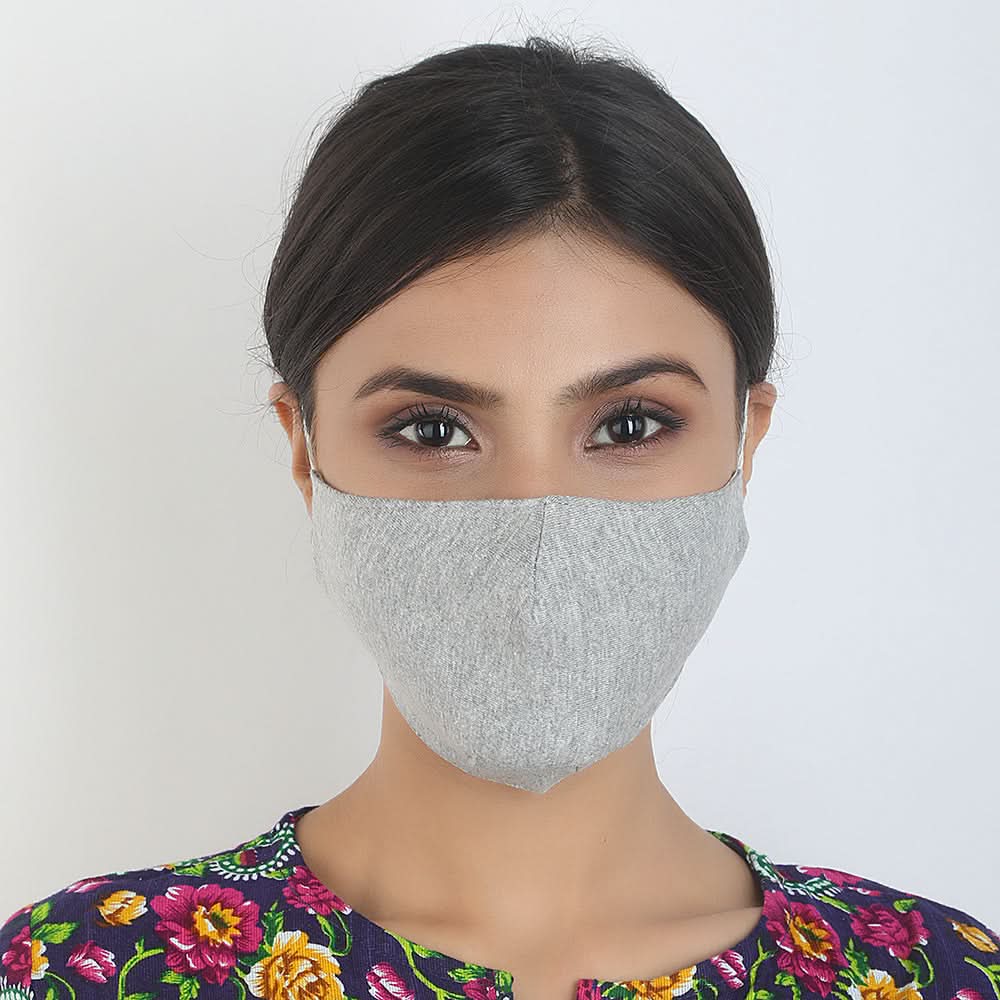Fashion Face Mask - Grey, Beauty & Personal Care, Health & Hygiene, Women, Face Mask, Chase Value, Chase Value