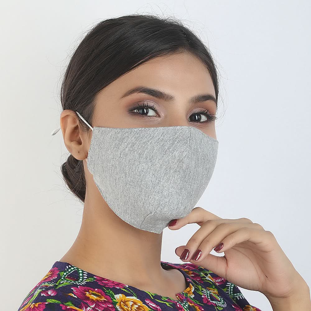 Fashion Face Mask - Grey, Beauty & Personal Care, Health & Hygiene, Women, Face Mask, Chase Value, Chase Value