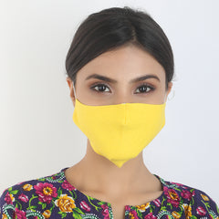 Fashion Face Mask - Yellow, Beauty & Personal Care, Health & Hygiene, Women, Face Mask, Chase Value, Chase Value