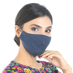 Fashion Face Mask - Navy Blue, Beauty & Personal Care, Health & Hygiene, Women, Face Mask, Chase Value, Chase Value