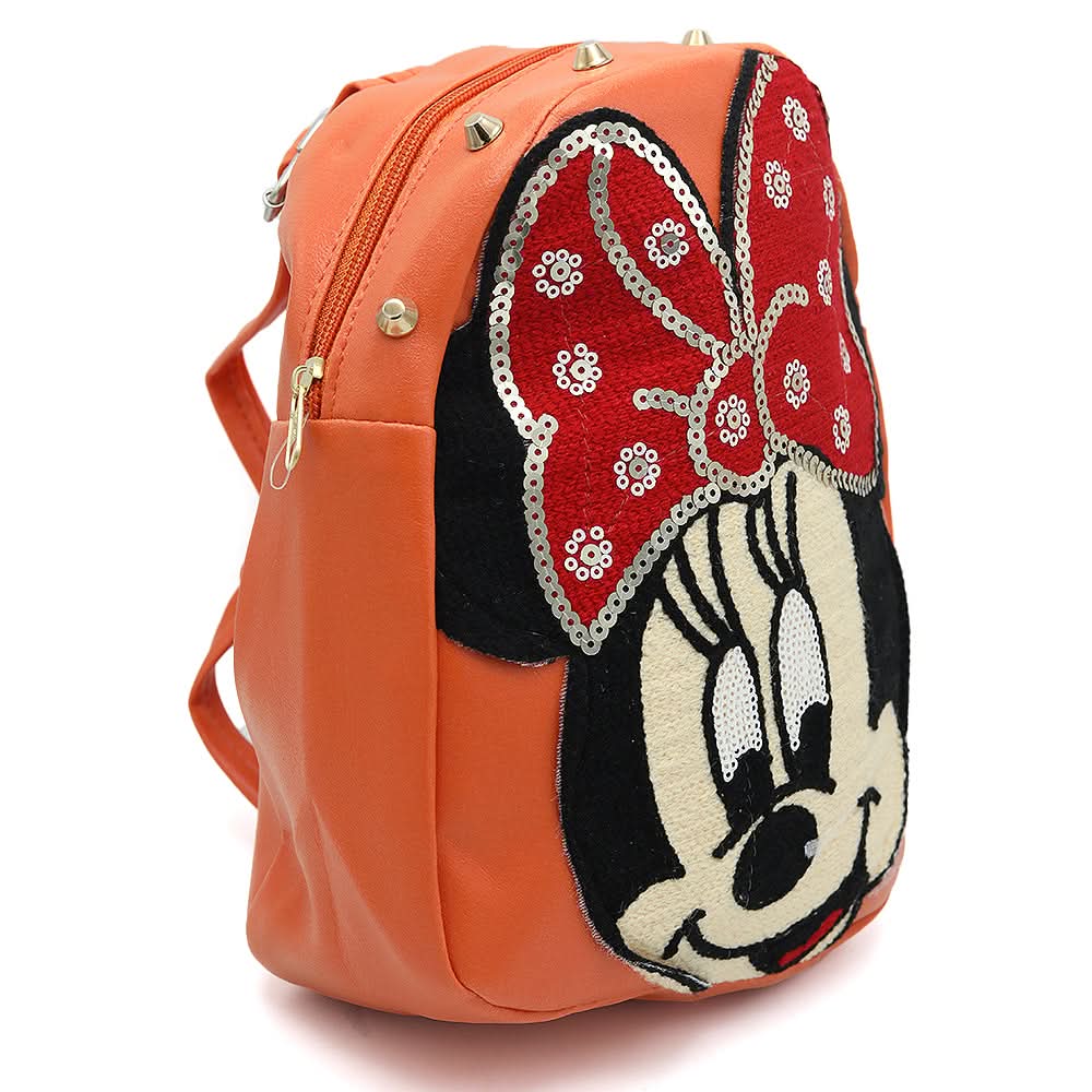Girls Backpack 7572F - Orange, Kids, School And Laptop Bags, Chase Value, Chase Value