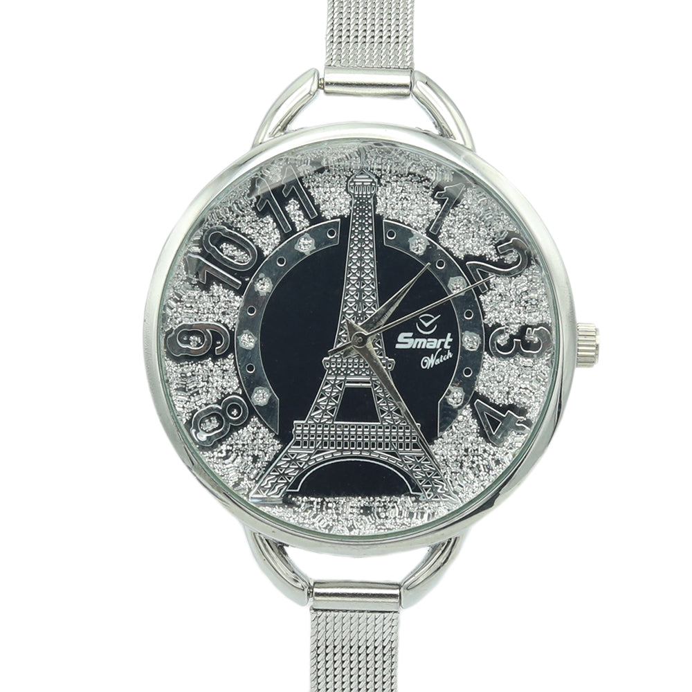 Womens Watch Duck - A - Silver,  Black, Women, Watches, Chase Value, Chase Value