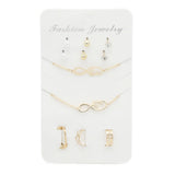 Women's Ear Tops Rings & Bracelet (AY-86) - Golden, Women, Earrings & Tops, Chase Value, Chase Value