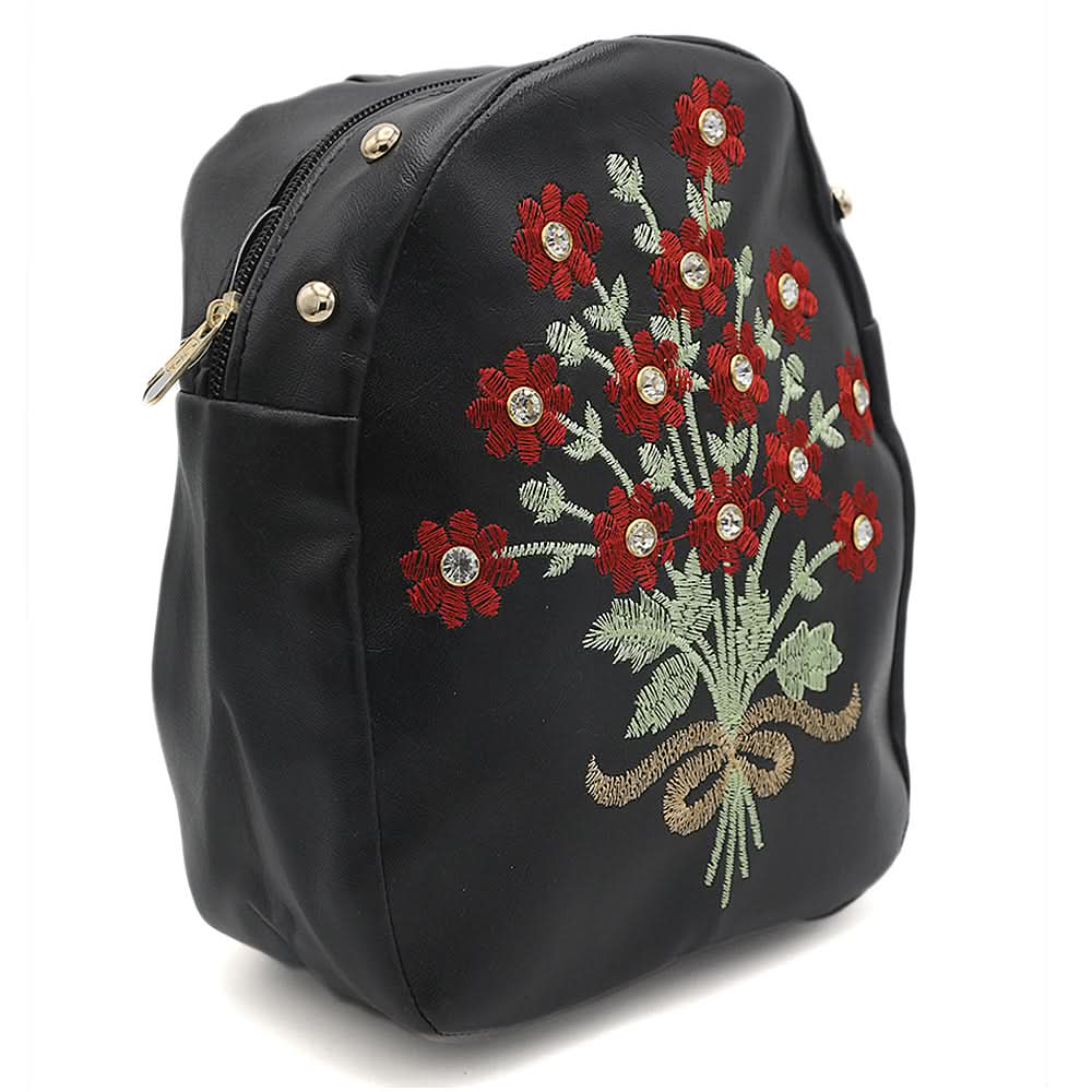 Girls Backpack 7572C - Black, Kids, Kids Bags, Chase Value, Chase Value
