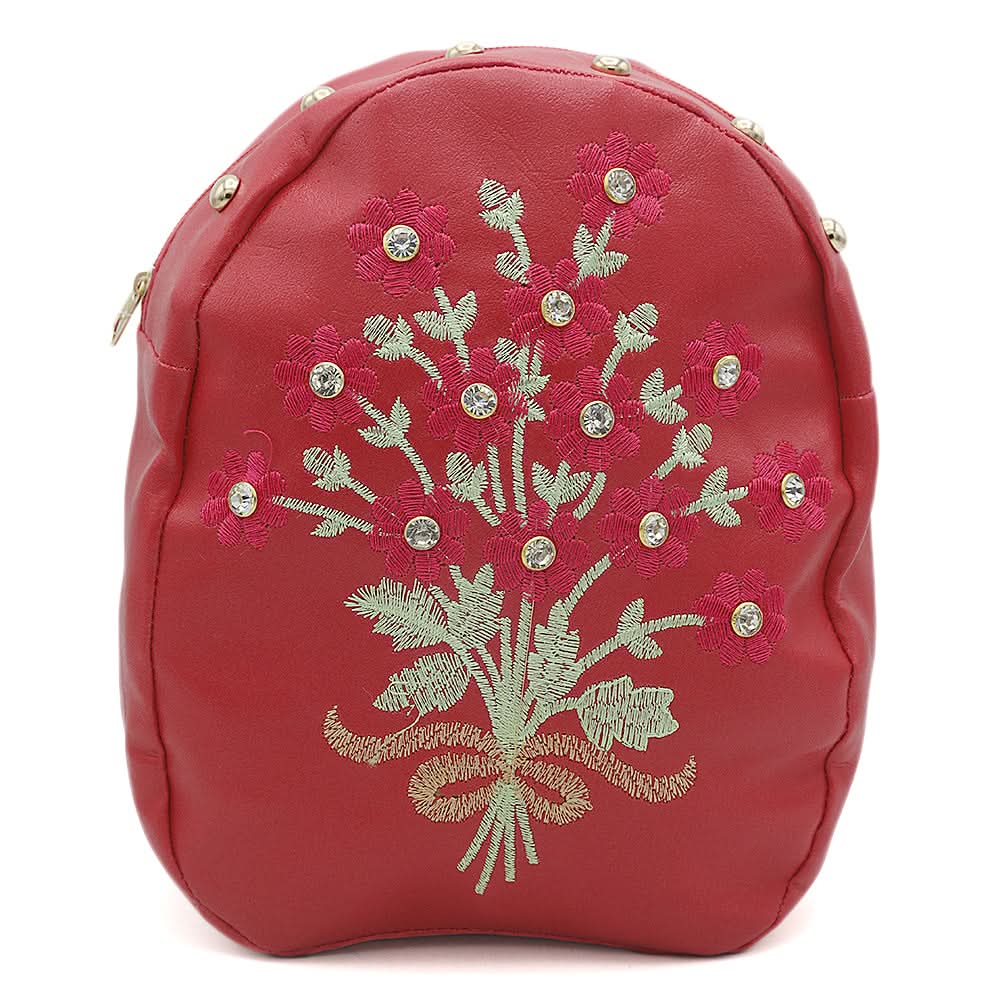 Girls Backpack 7572C - Red, Kids, Kids Bags, Chase Value, Chase Value