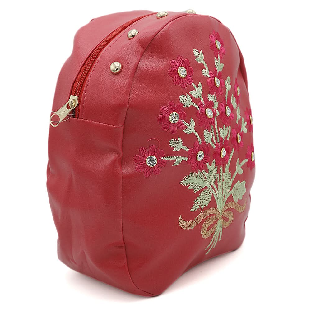 Girls Backpack 7572C - Red, Kids, Kids Bags, Chase Value, Chase Value