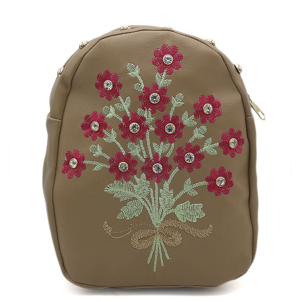 Girls Backpack 7572C - Beige, Kids, Kids Bags, Chase Value, Chase Value