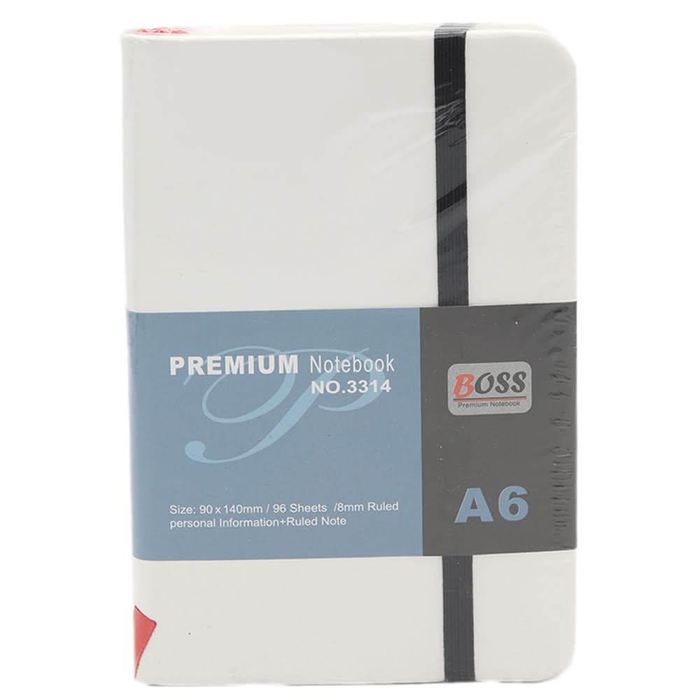 Office Notebook A6 90x140mm - White, Kids, Pencil Boxes And Stationery Sets, Chase Value, Chase Value