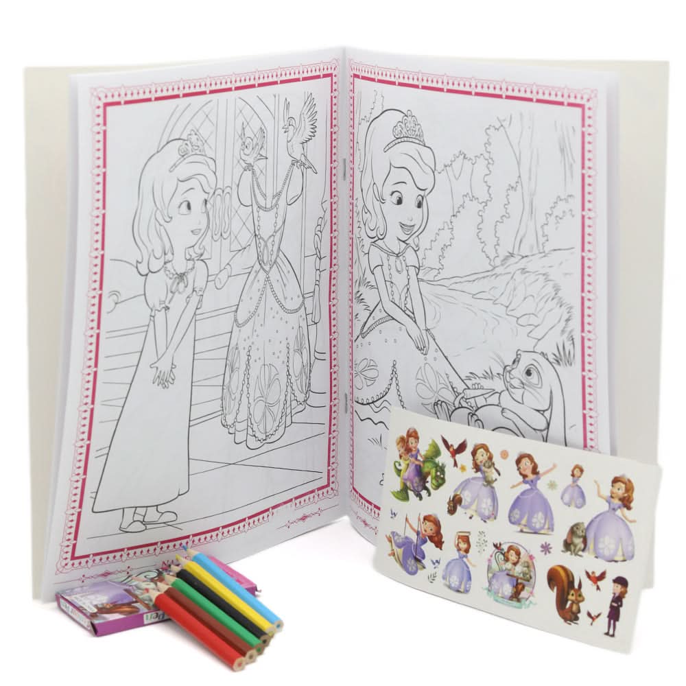 Coloring Book Set - Purple, Kids, Pencil Boxes And Stationery Sets, Chase Value, Chase Value