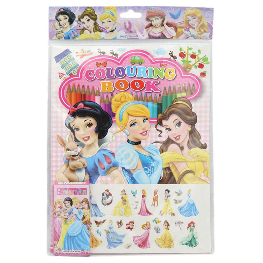 Coloring Book Set - Multi, Kids, Pencil Boxes And Stationery Sets, Chase Value, Chase Value