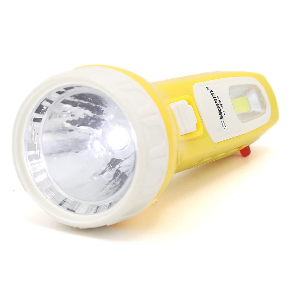 Hopes 1 LED Torch H-359 - Yellow, Home & Lifestyle, Emergency Lights & Torch, Chase Value, Chase Value