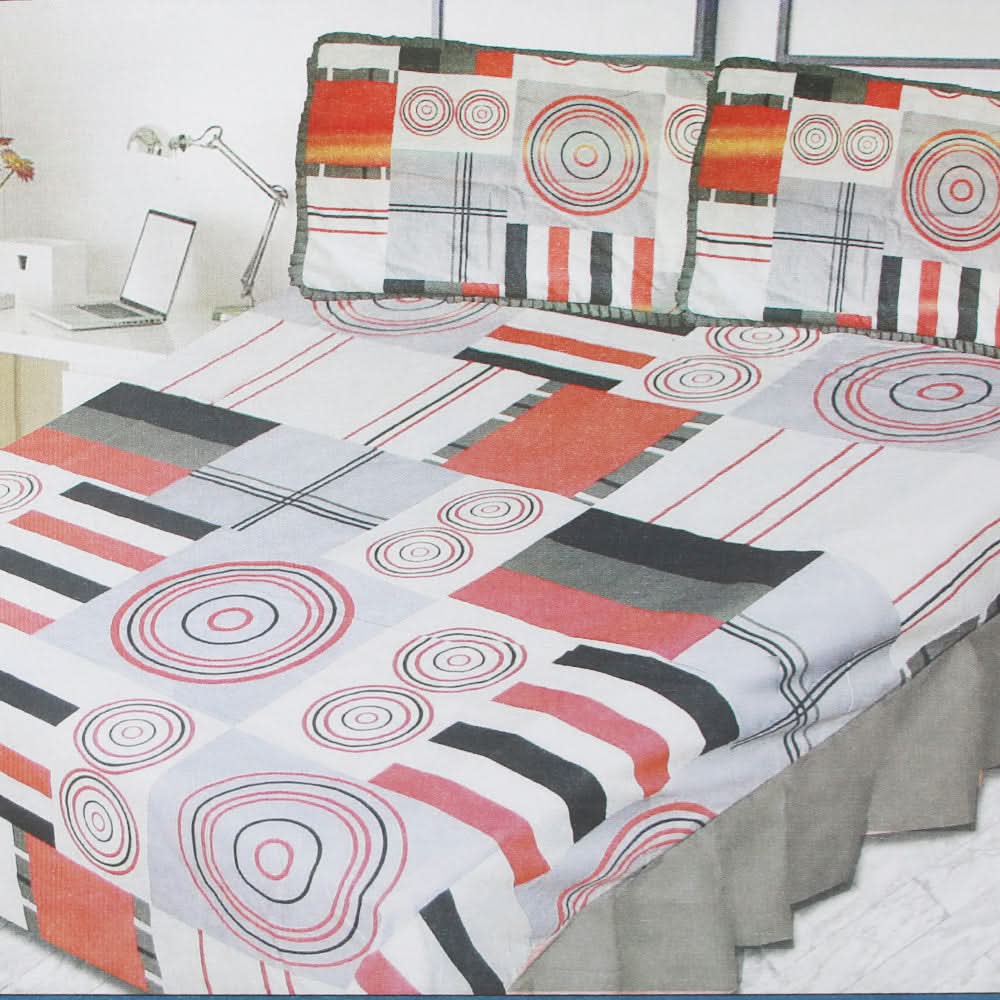 Cotton Frill Double Bedsheet, Home & Lifestyle, Double Bed Sheet, Chase Value, Chase Value