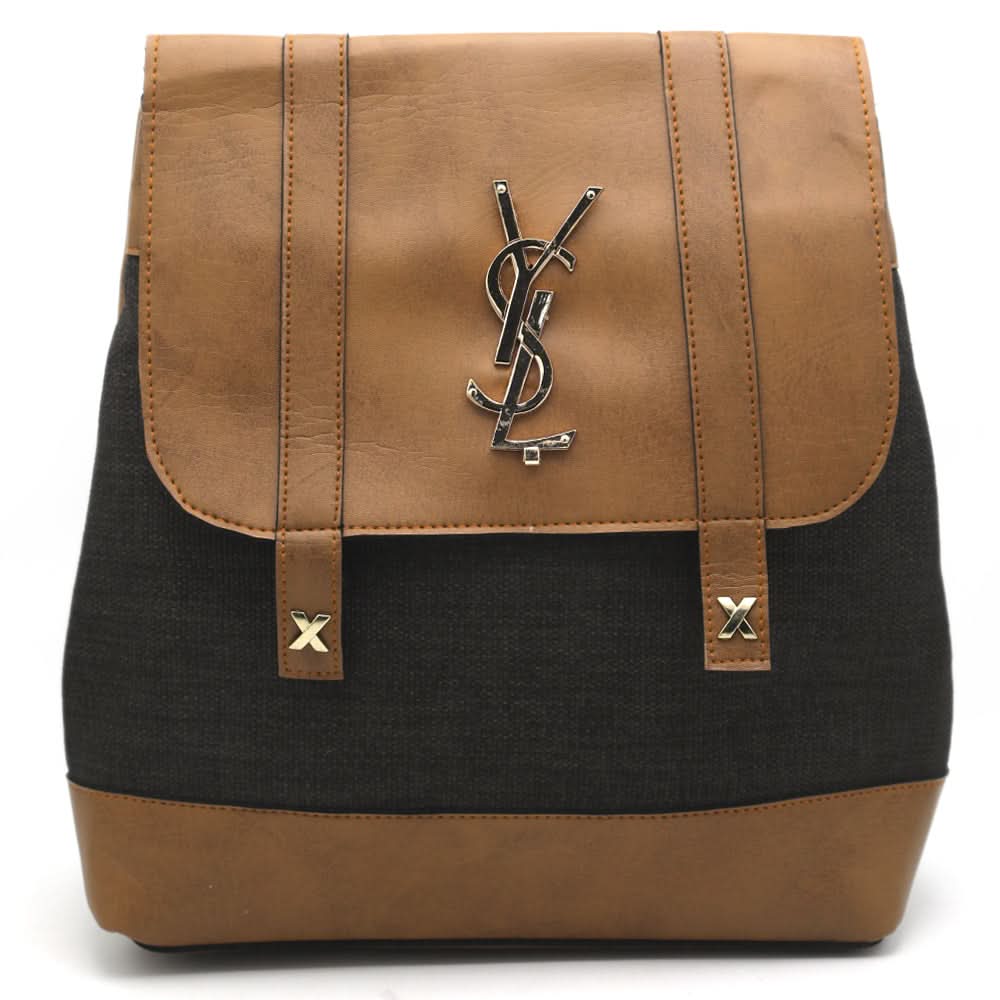 Girls Fancy Backpack H-93 - Brown & Coffee, Kids, Kids Bags, Chase Value, Chase Value
