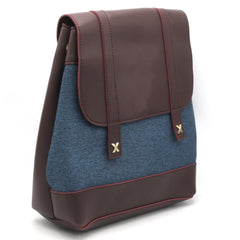 Girls Fancy Backpack H-93 - Maroon & Sea Green, Kids, Kids Bags, Chase Value, Chase Value