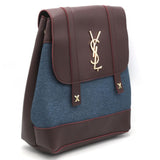 Girls Fancy Backpack H-93 - Maroon & Sea Green, Kids, Kids Bags, Chase Value, Chase Value