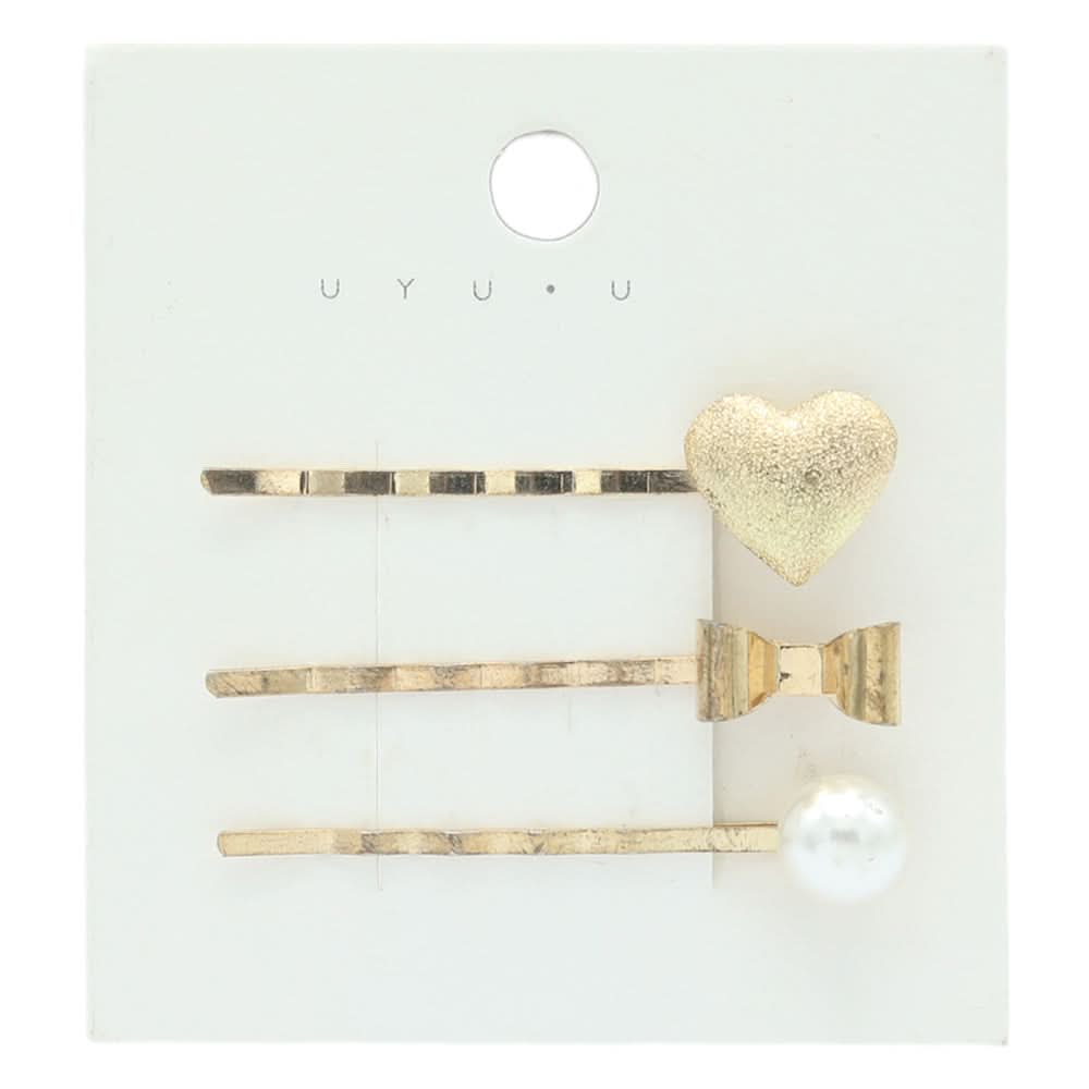 Hair Pin & Clip (AY-1) - Golden, Women, Hair And Head Jewellery, Chase Value, Chase Value