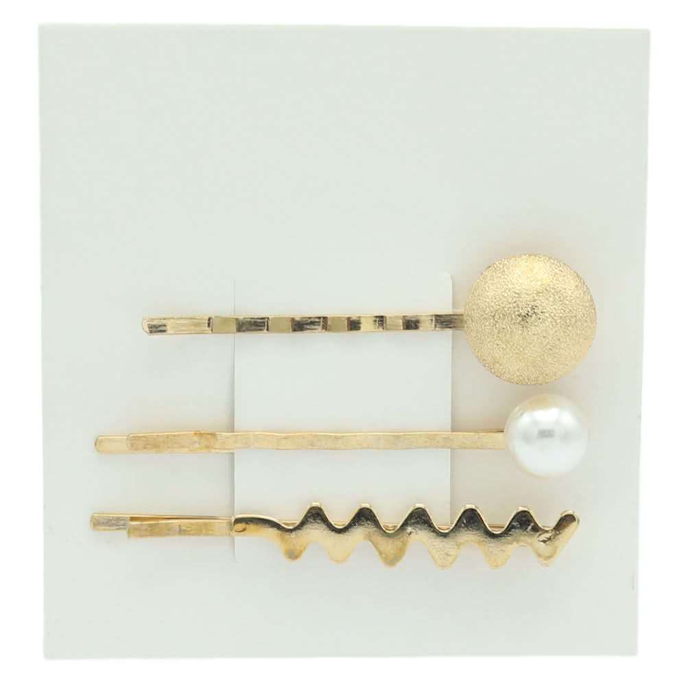 Hair Pin & Clip (AY-1) - Golden, Women, Hair And Head Jewellery, Chase Value, Chase Value