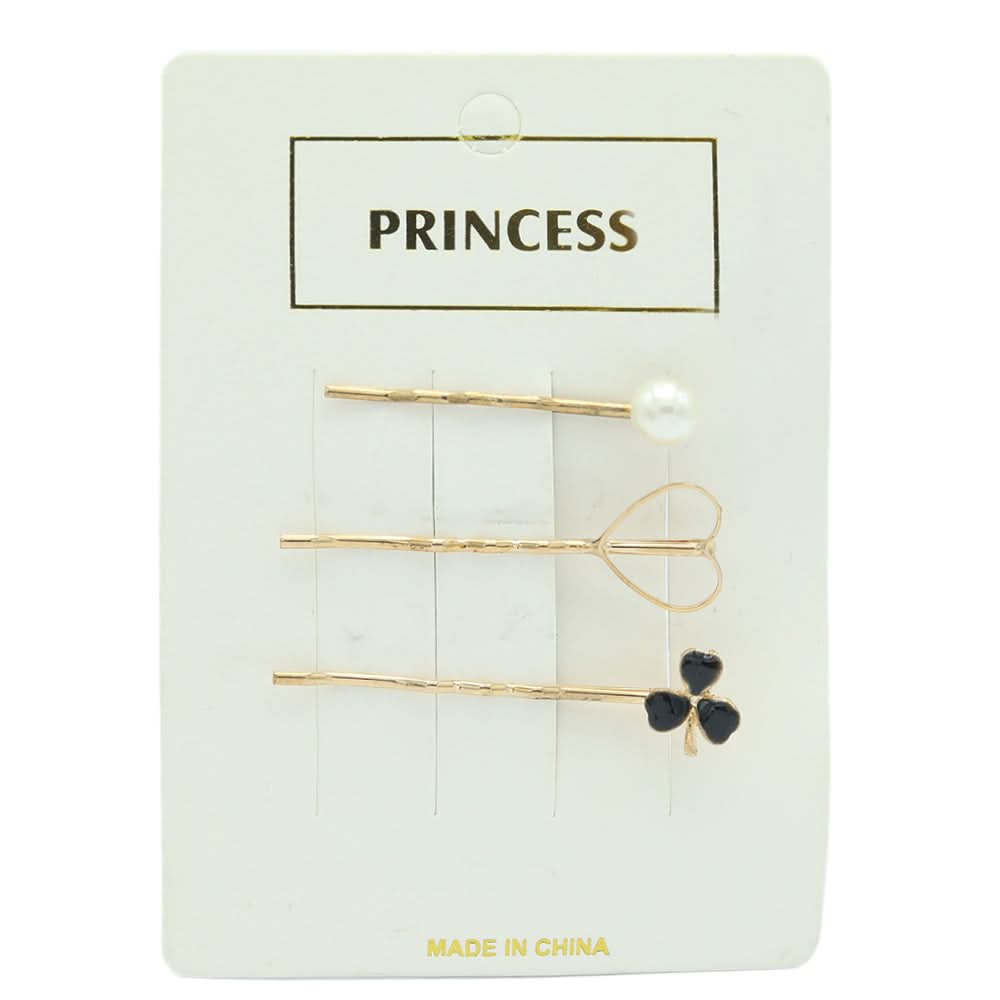 Hair Pin & Clip (AY-1) - Golden, Women, Hair And Head Jewellery, Chase Value, Chase Value
